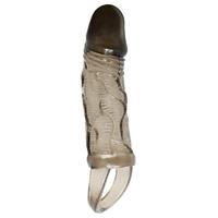 Censan 3 cm Dolgulu Penis Kılıfı Zenci