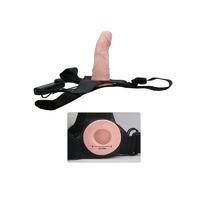 Censan 6 cm Dolgulu İçi Boş Titreşimli Belden Bağlamalı Straplon Kumandalı Vibratör
