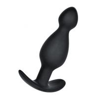 CENSAN Anal Plug boyut M silikon siyah 11,5 cm