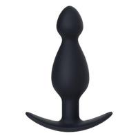 CENSAN Anal Plug boyut M silikon siyah 11,5 cm
