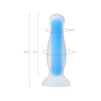 CENSAN Beyond Kyle Glow Gece Parlayan Anal Plug , Silikon, Şeffaf, 10 cm