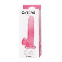 CENSAN Jel Dildo Sundo Pembe 20 cm