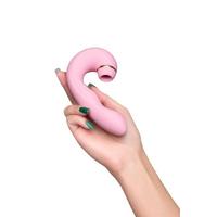 Censan Jos Juna Vakum ve Titreşimli 15cm Pembe Vibratör