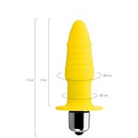 Censan Lancy Anal Plug Sarı,11 cm