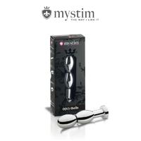 Censan Mystim O(h!)-thello Çelik Anal ve Vajinal Elektirikli Dildo