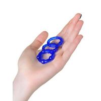 Censan Penis Halka Seti TPE mavi 3,5/3/2 cm