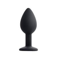 Censan POPO Norma Anal Plug silikon siyah 7,2 cm 25 gr