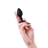 Censan POPO Norma Anal Plug silikon siyah 7,2 cm 25 gr