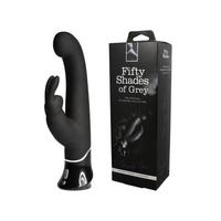 Fifty Shades of Grey Greedy Girl Rechargeable Thrusting G-Spot Rabbit Vibrator