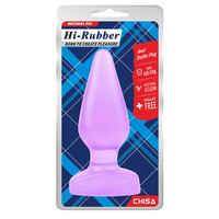 Hi-Rubber Şeffaf Jel Anal Tıkaç - Mor 16cm