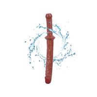 Noctis 39cm Kahverengi Realistik Kılıç Dildo No:162