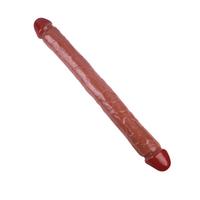 Noctis 46cm Kahverengi Çift Taraflı Dildo No:88